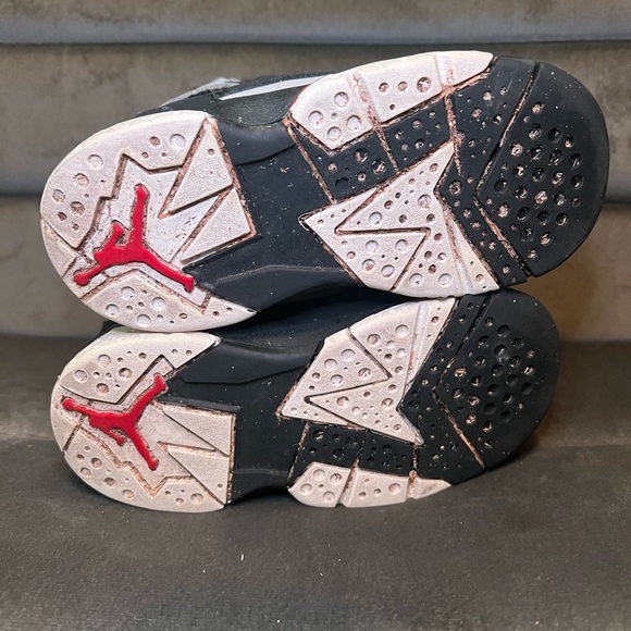 Air Jordan Retro 7 Unisex Children Kids Hightop Shoes Size 9C Great condition - Picture 6 of 6